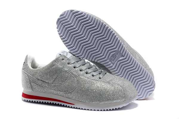 Nike Cortez 2013 Chaussures Femme Pink Nike Cortez Blanche Blight White